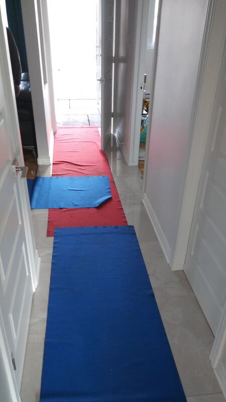 movers protect your floors with moving carpets
